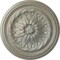 Ekena Millwork Wigan Ceiling Medallion, Hand-Painted Flash Gold, 16"OD x 2 1/4"P CM16WGFLS - alternate 1
